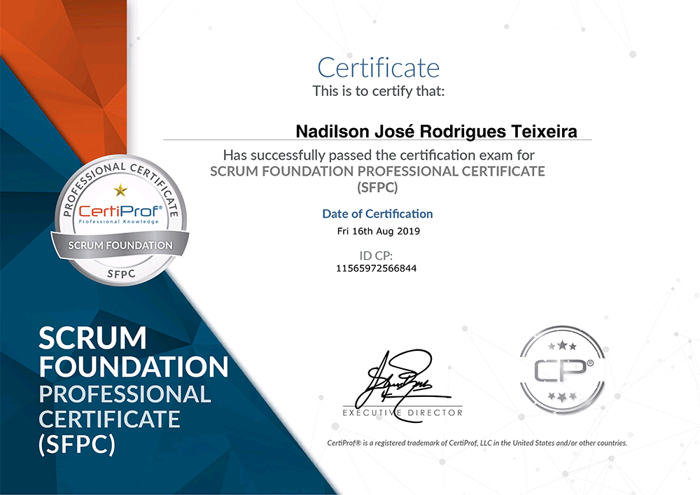 Scrum Foundation Professional Certificate (SFPC)